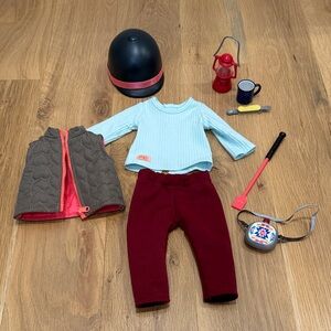 Our Generation Doll “Saddle Up” Equestrian Outfit Set with Accessories